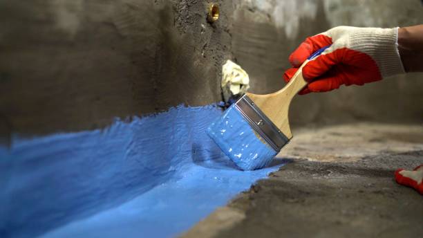 Commercial Waterproofing project at a Ovid, NY business property by SJ Waterproofing Pros